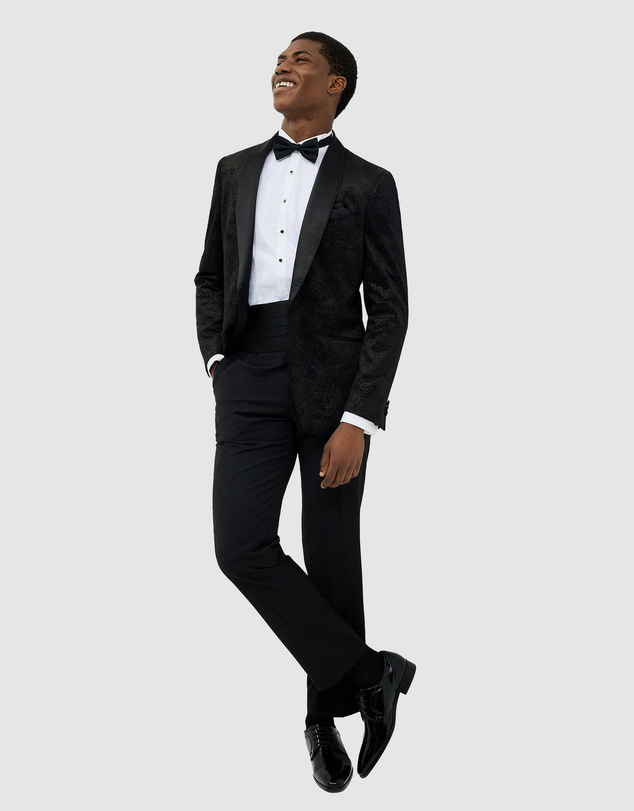 Politix - Gerald Velvet Paisley Tuxedo Jacket