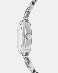 DKNY - Open Link Silver 28mm Silver Dial Womens Watch