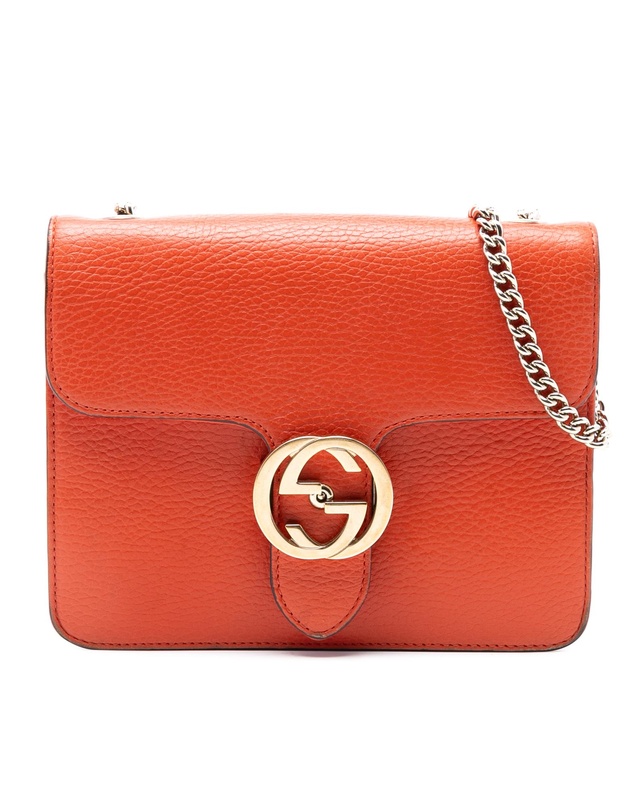Pre-Loved by Azura Reborn - Pre-Loved Small Dollar Calfskin Interlocking G Crossbody
