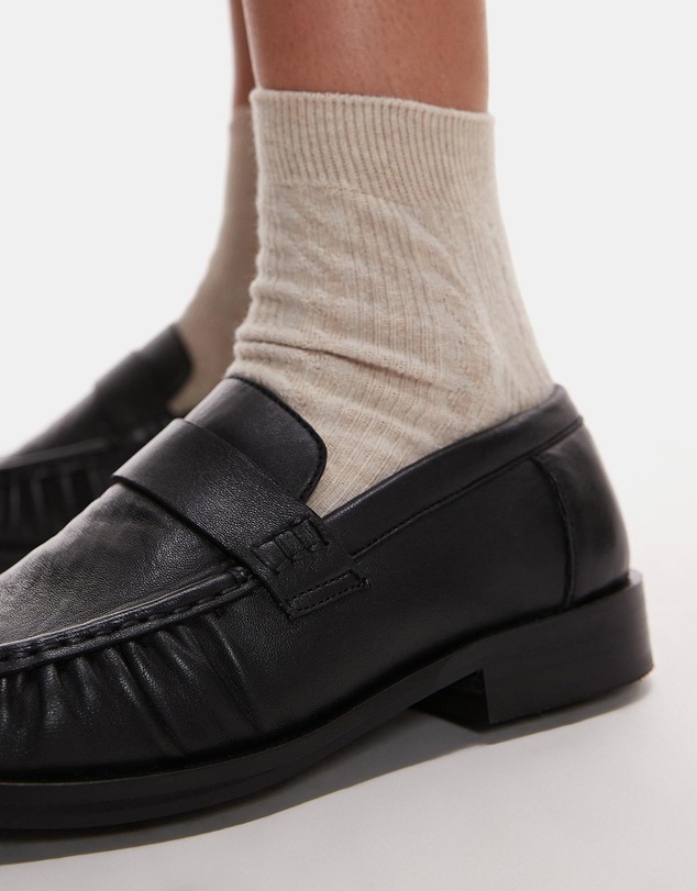 TOPSHOP - Carey Leather Loafers