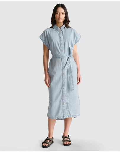 Decjuba - D-Luxe Denim Maxi Dress