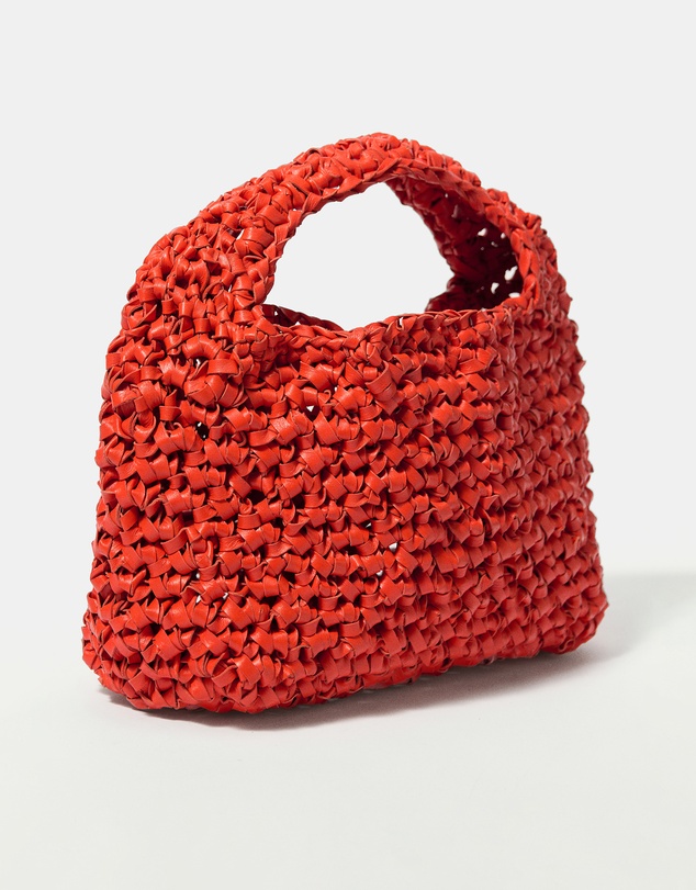 M.N.G - Handmade Woven Leather Handbag