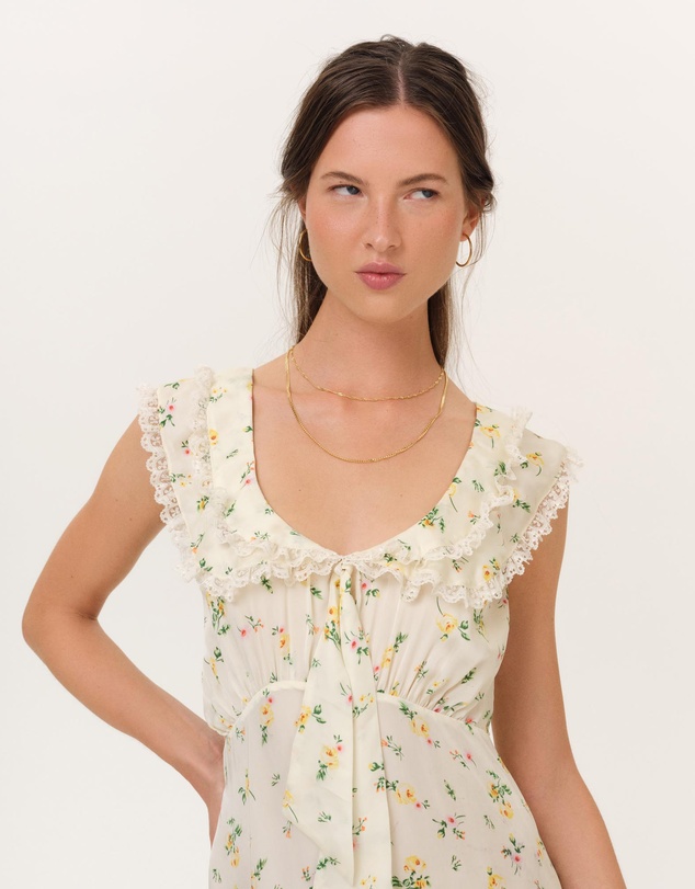 For Love & Lemons - Liam Floral Mini Dress