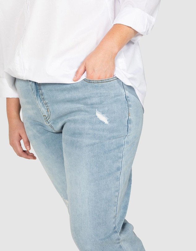 Love Your Wardrobe - Jordyn Washed Out Stretch Jeans