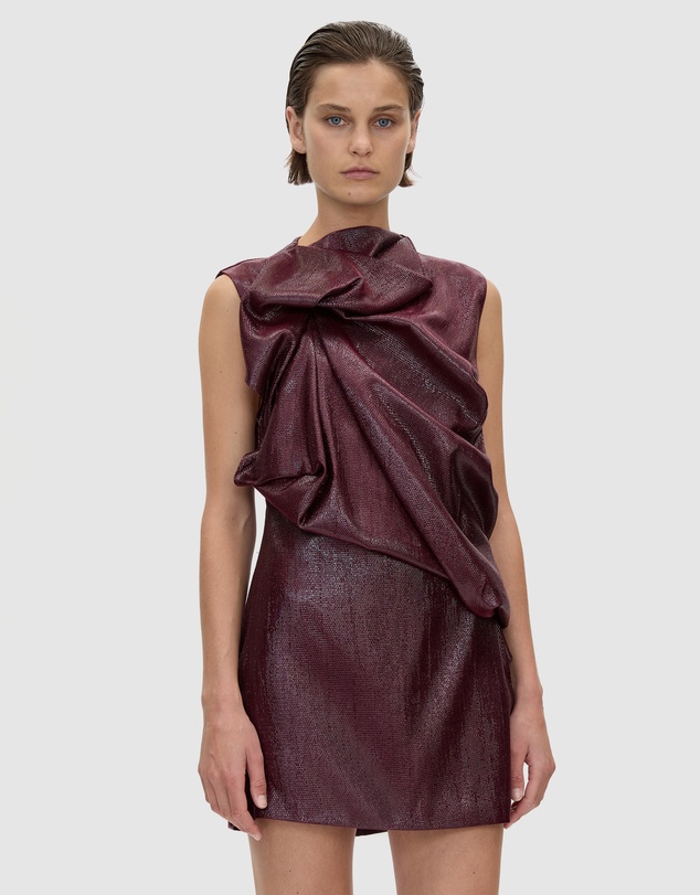 CAMILLA AND MARC - Sana Drape Tailored Mini Dress