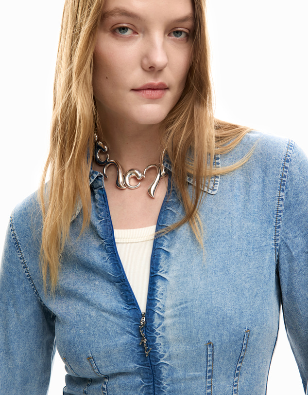 Desigual - Slim denim dress