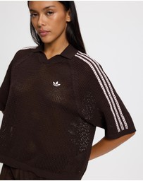 adidas Originals - Knitted Crochet Polo