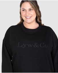 Love Your Wardrobe - LYW & Co Embroidered Sweat Top