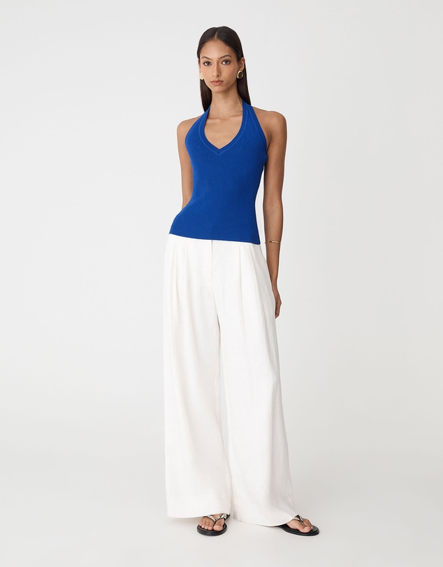 Forcast - Chantell Halter Knit Top