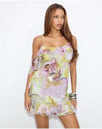 Dazie - Orchid Ruffle Mini Dress