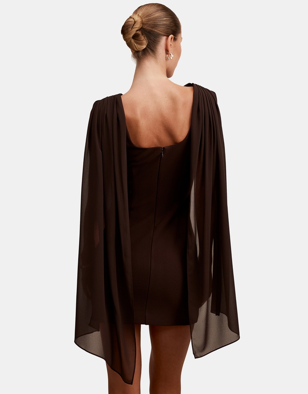 Forever New - Bowie Mini Dress with Shawl