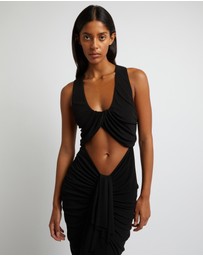 Christopher Esber - Vivenda Drape Front Dress