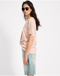 ONE TEASPOON - Cancun Boyfriend Tee - Stone