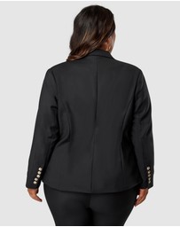 Something 4 Olivia - Madeleine Button Blazer