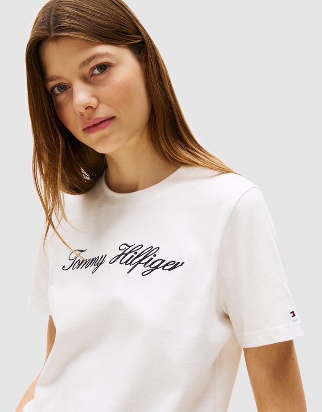 Tommy Hilfiger - Script Regular Crew Neck Short Sleeve Tee