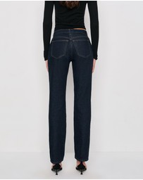 Reformation - Greer Mid Rise Straight Jeans