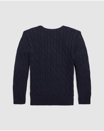 Polo Ralph Lauren - Cable-Knit Cotton Sweater - Babies-Kids