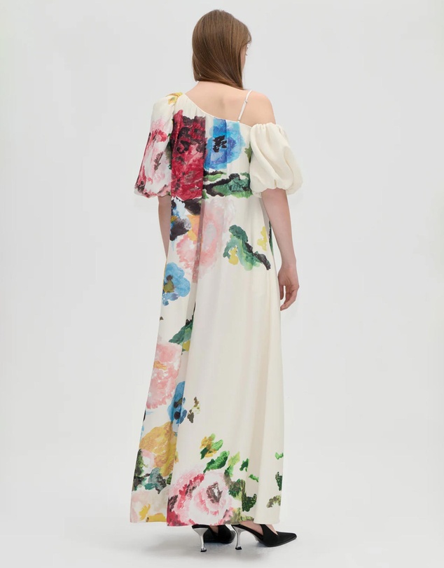 Stine Goya - Light Crepe Dropped Shoulder Dress