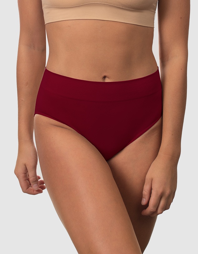 B Free Intimate Apparel - Cotton High Cut Briefs - 3 Pack