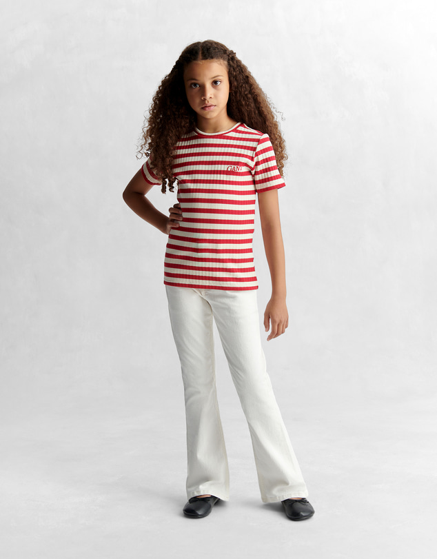 Gant - Textured Stripe Tee