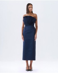 JUSTIN TONG - Rory Pleated Gown