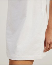 Atmos&Here - Tie Front Linen Blend Mini Dress