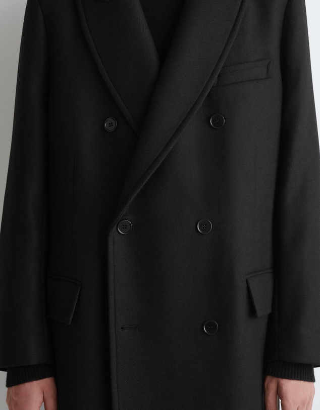 COS - Double-Breasted Wool Long Coat